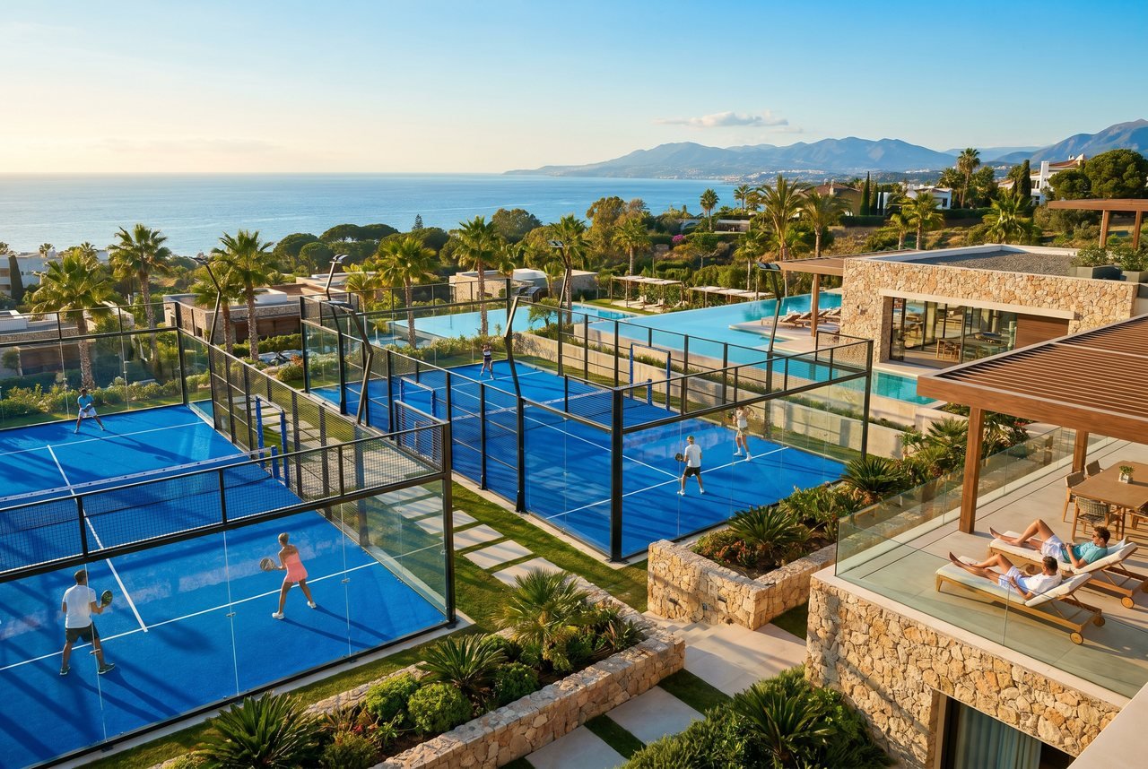 Instalaciones de pádel premium en Estepona y la nueva Costa