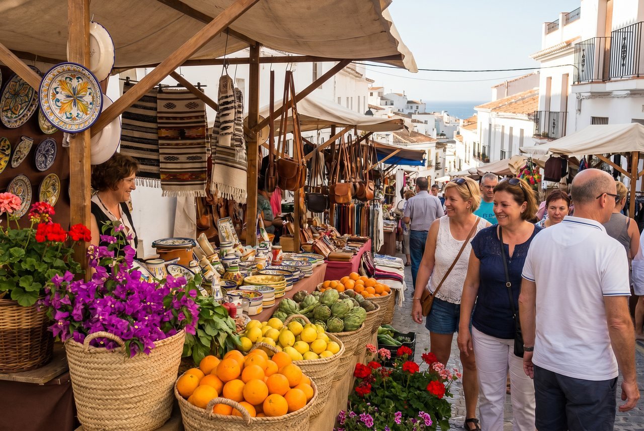 Mercados por pueblos: Mijas, Estepona y Nerja, encanto blanco