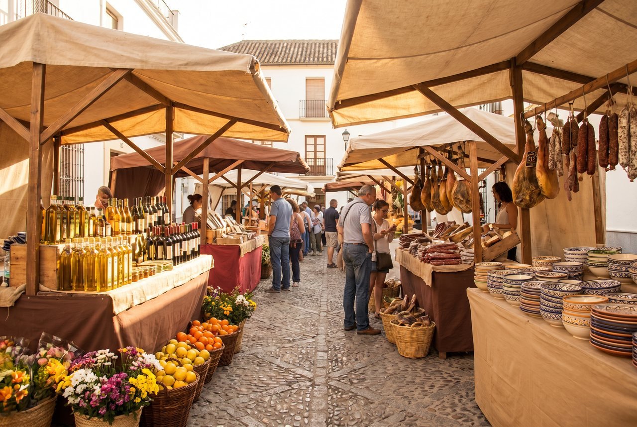 Aceite, vino, jamón y cerámica: los grandes productos locales de la costa