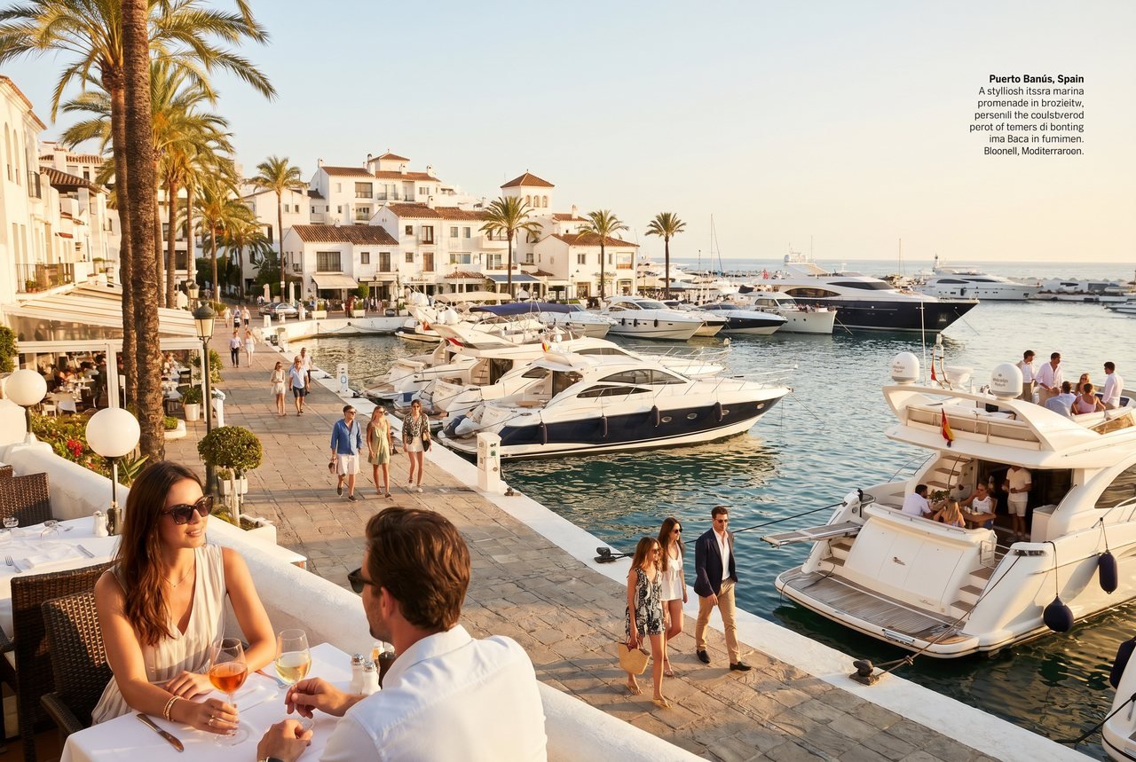 Puerto Banús: glamour, yates y el arte de ver y ser visto